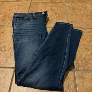 Madewell 10in high rise skinny jeans size 30